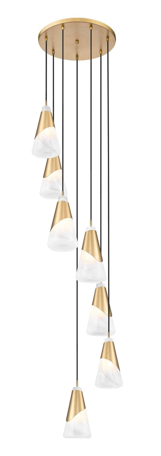 Suspension multiple Aimie Or moderne, 18", 13 1/4" – vue 2