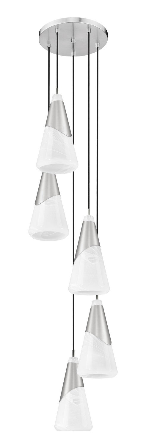 Suspension multiple Aimie Nickel brossé, 12", 15 3/4" – vue 5