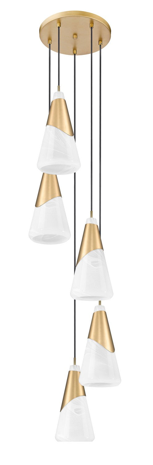 Suspension multiple Aimie Or moderne, 12", 15 3/4" – vue 5