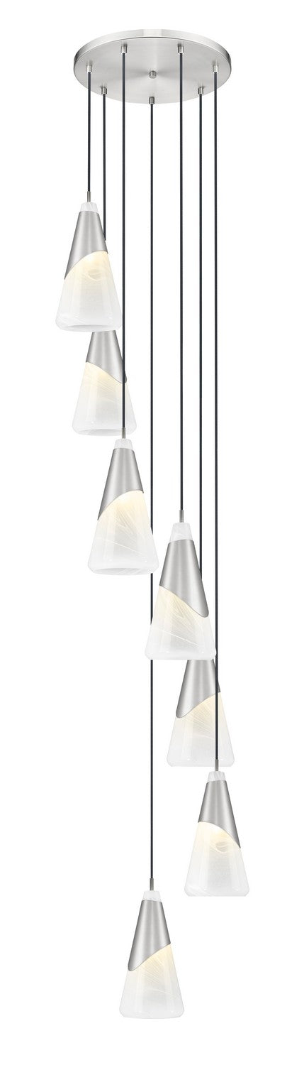 Suspension multiple Aimie Nickel brossé, 18", 15 3/4" – vue 3