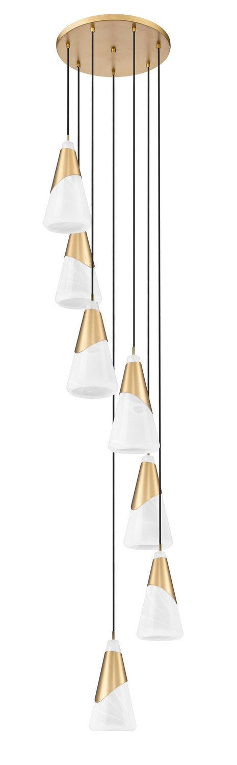 Suspension multiple Aimie Or moderne, 18", 15 3/4" – vue 5