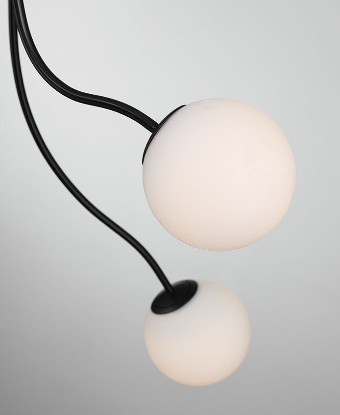 Suspension multiple Athena Noir mat – vue 2