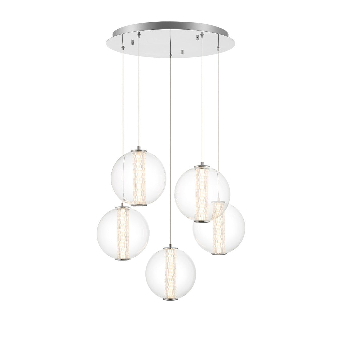 Suspension multiple Atomo Chrome, 25 3/4" – vue 3