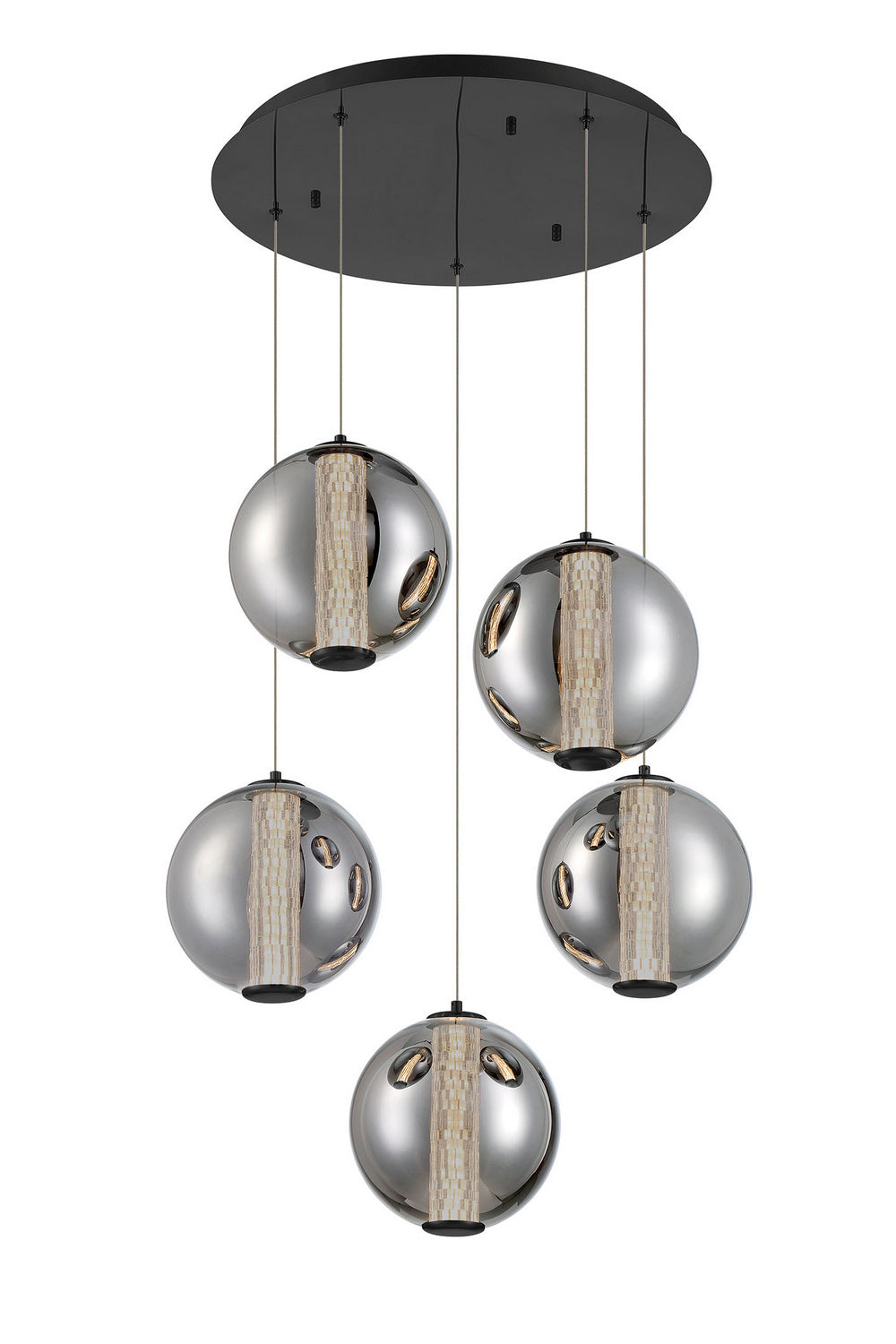 Suspension multiple Atomo Noir mat, 25 3/4" – vue 2