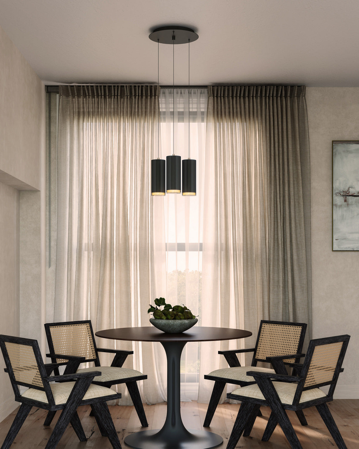 Suspension multiple Cameo Noir, 11" – vue 2