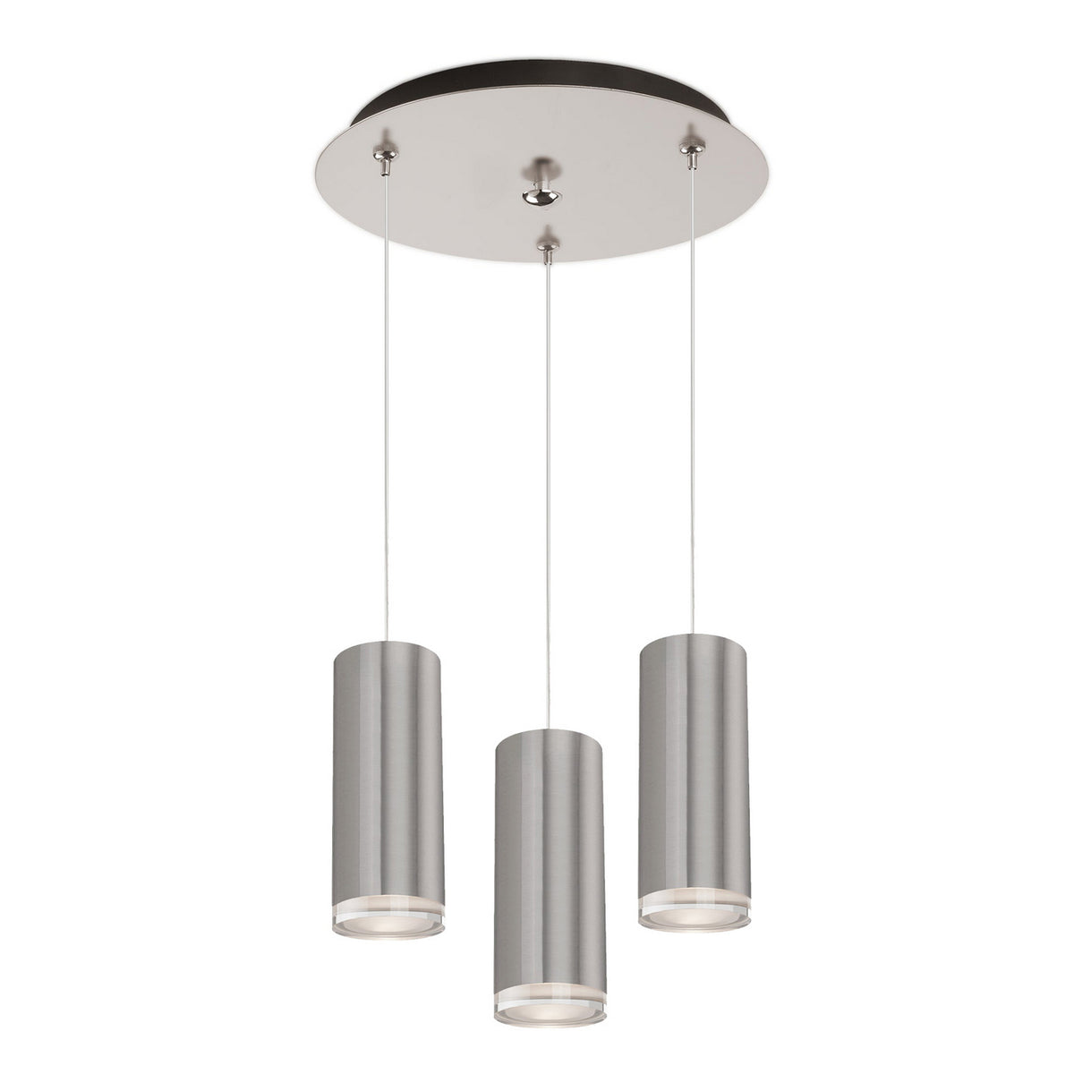 Suspension multiple Cameo Nickel brossé, 11" – Kuzco Lighting
