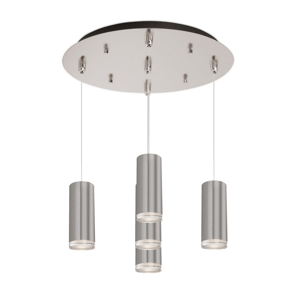 Suspension multiple Cameo Nickel brossé, 13 3/4" – Kuzco Lighting
