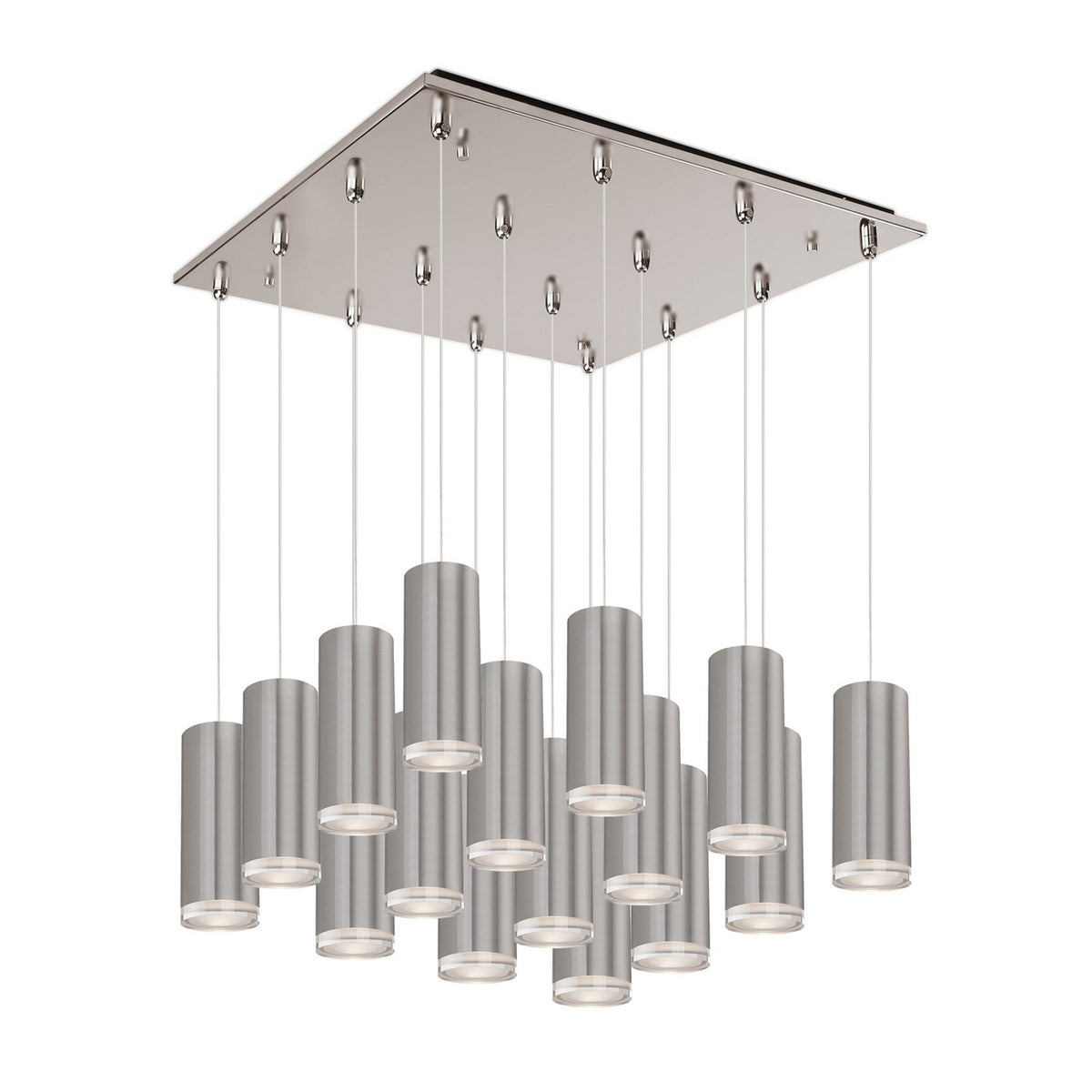 Suspension multiple Cameo Nickel brossé, 19 1/4" – Kuzco Lighting