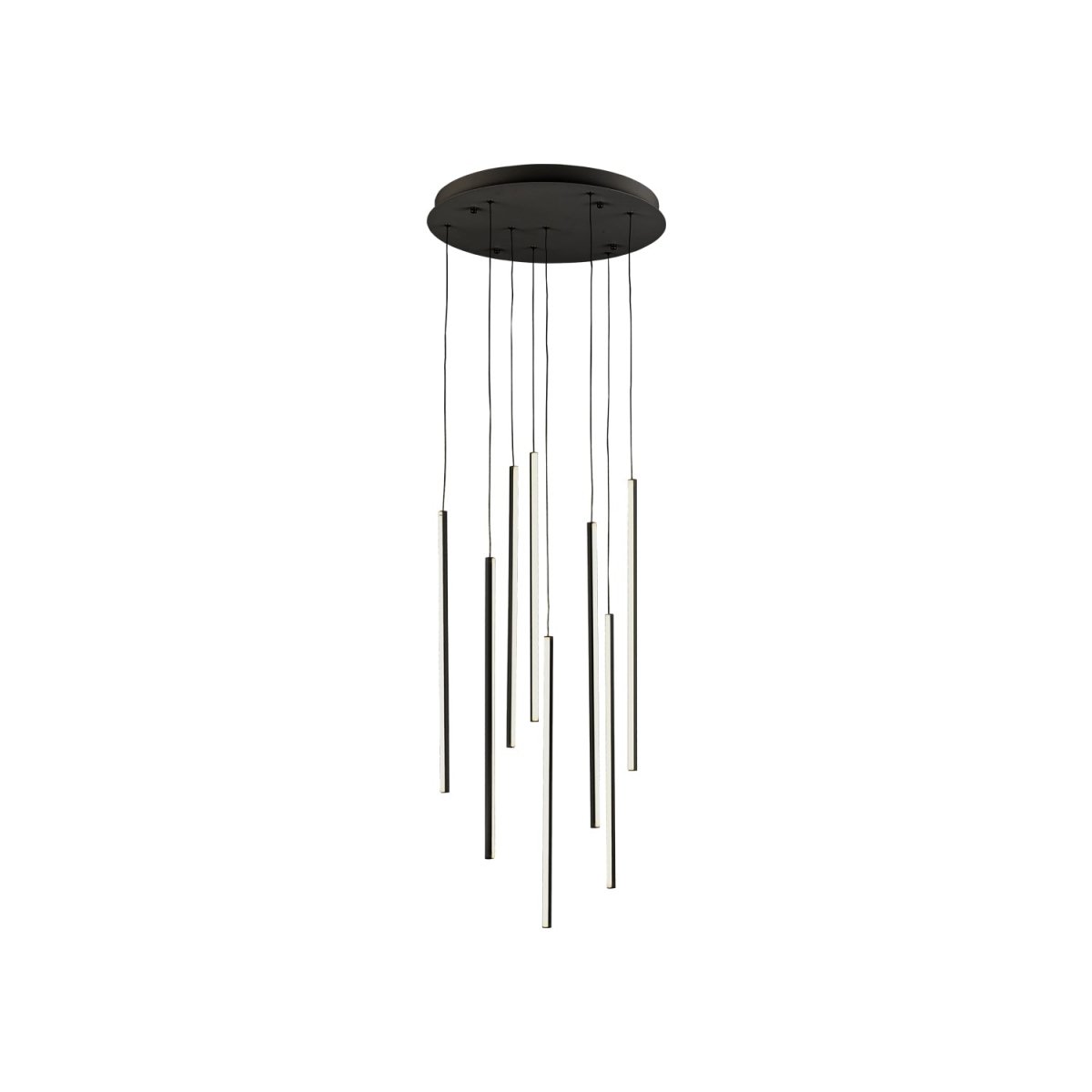 Suspension multiple Chute - Noir 19" by Kuzco Lighting | Luminaires & cie