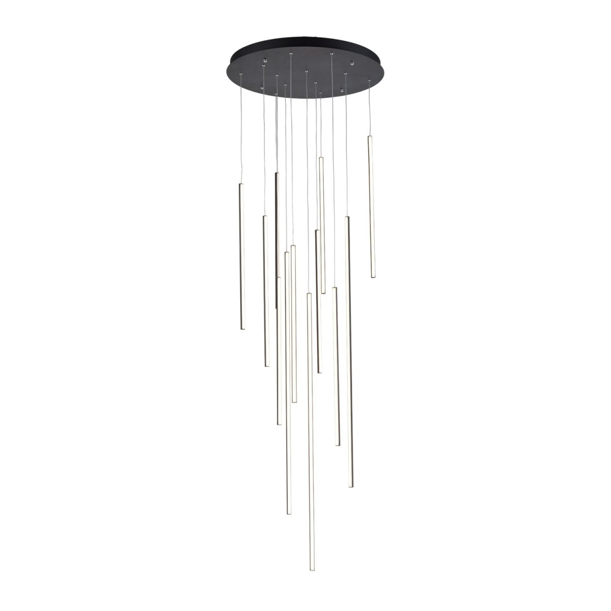 Suspension multiple Chute - Noir 23 5/8" by Kuzco Lighting | Luminaires & cie