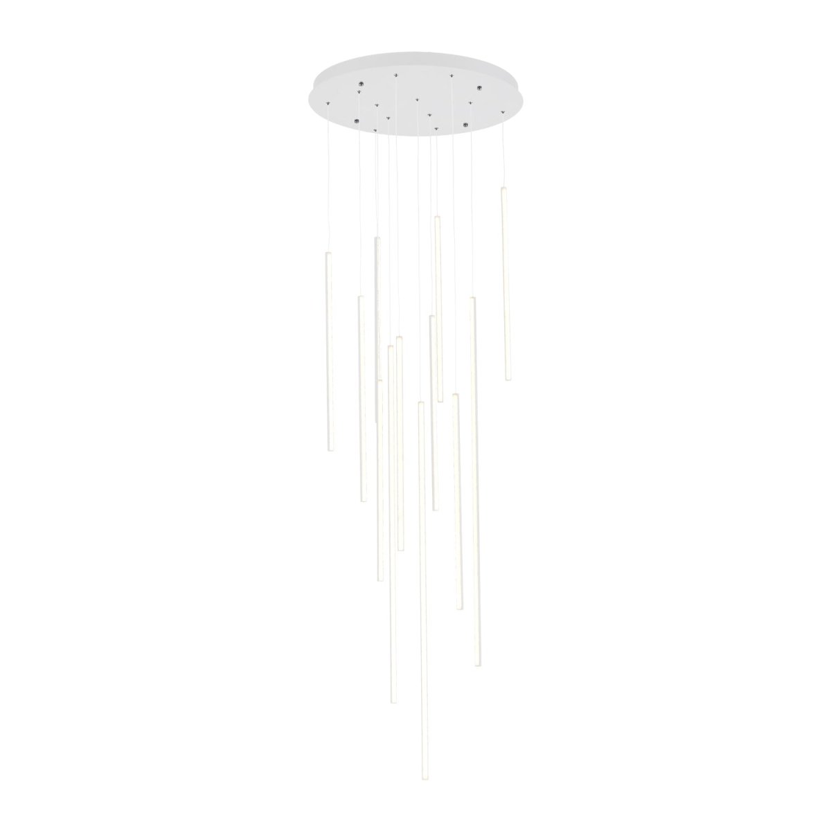 Suspension multiple Chute - Blanc 23 5/8" by Kuzco Lighting | Luminaires & cie