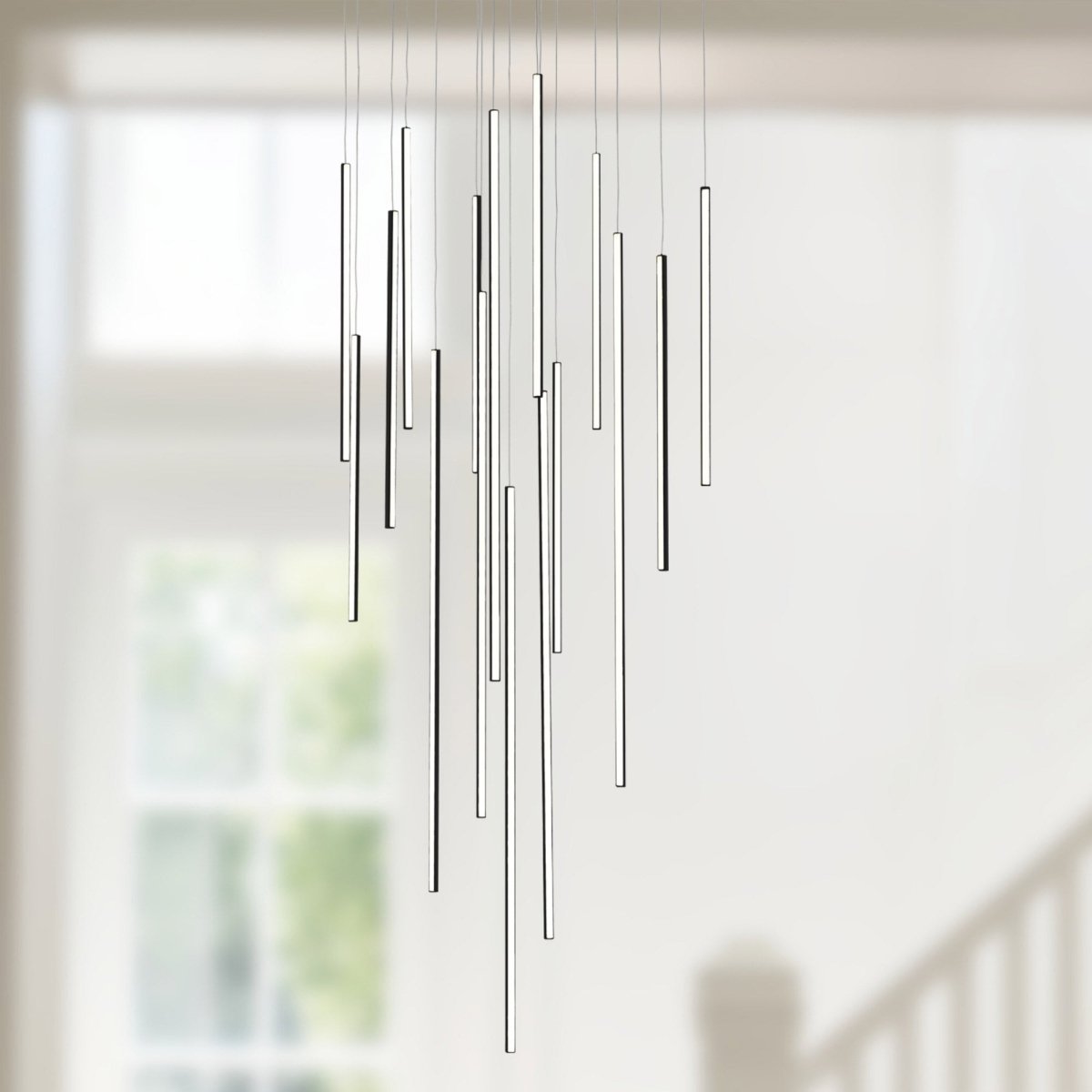 Suspension multiple Chute - Noir 31 1/2" by Kuzco Lighting | Luminaires & cie