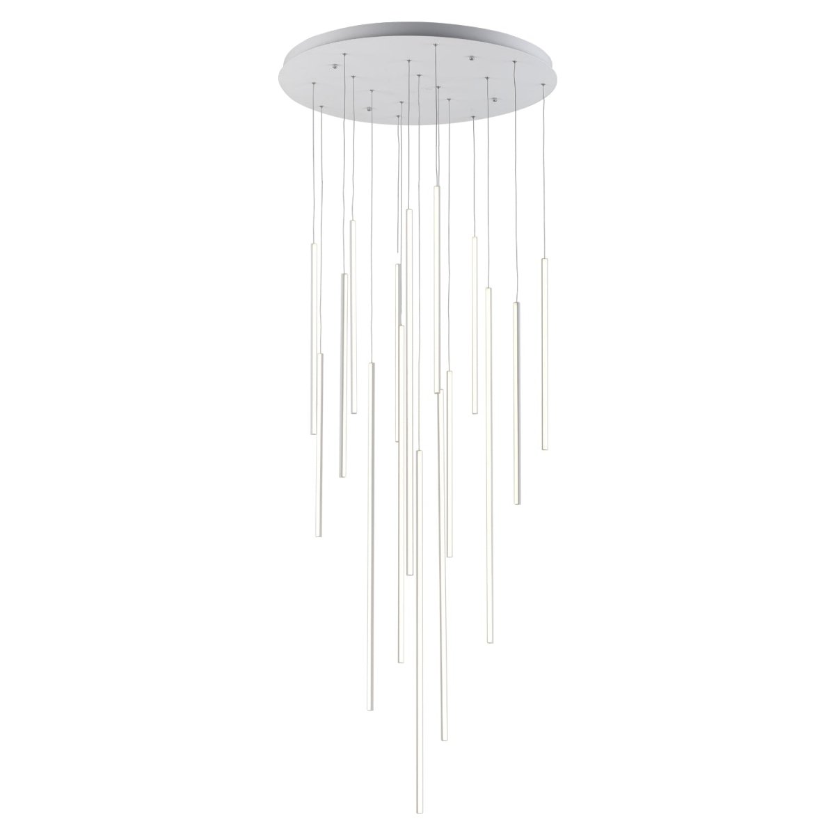 Suspension multiple Chute - Blanc 31 1/2" by Kuzco Lighting | Luminaires & cie