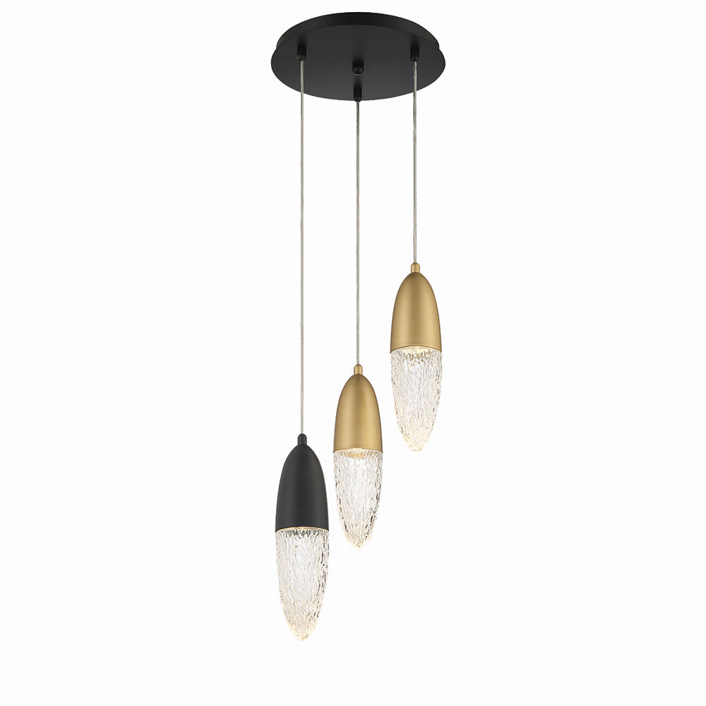 Suspension multiple Ecrou Or-Noir mélangé, 12 1/4" – Eurofase