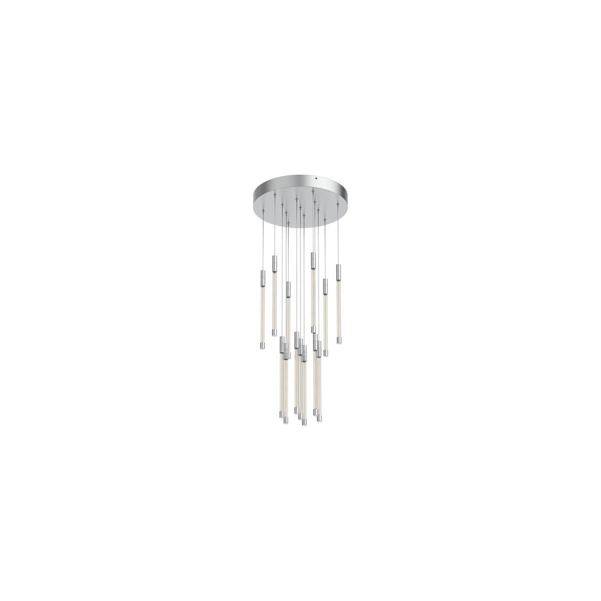 Suspension multiple Motif - Chrome 12 3/4" 13" by Kuzco Lighting | Luminaires & cie