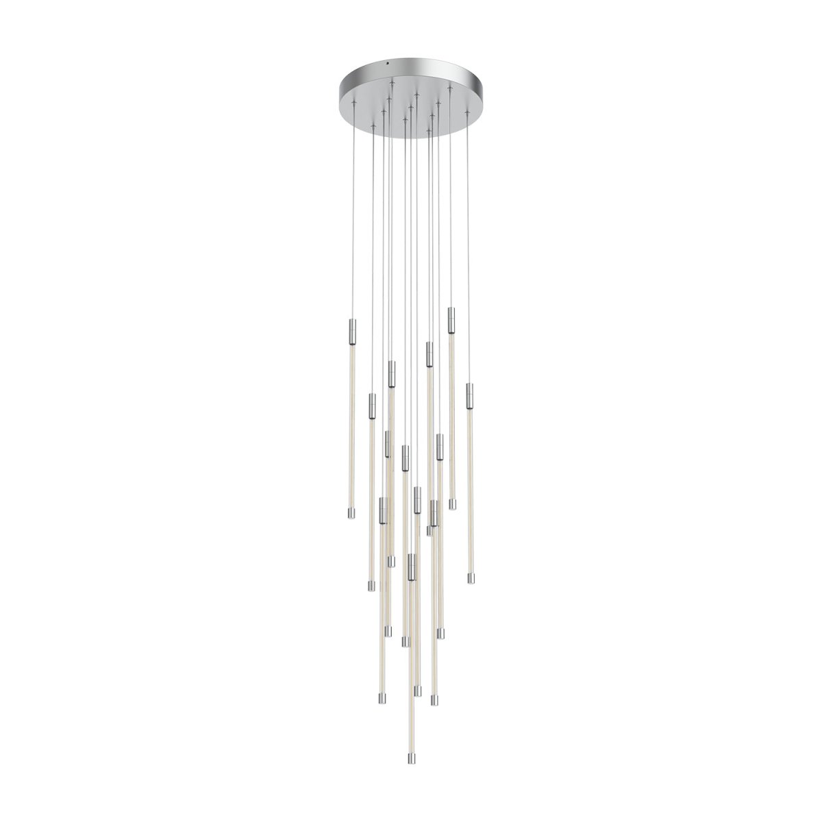 Suspension multiple Motif - Chrome 12 3/4" 20 5/8" by Kuzco Lighting | Luminaires & cie