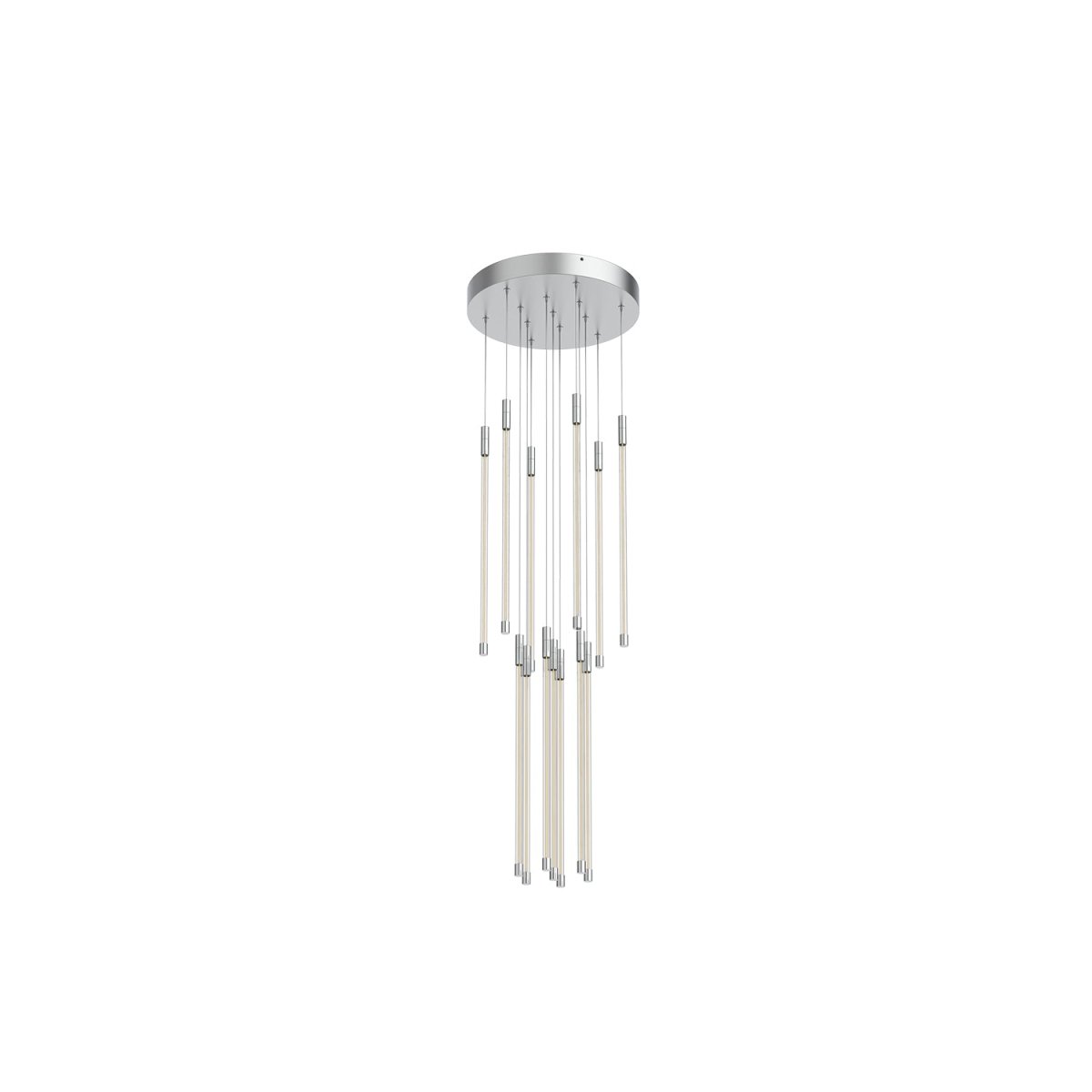 Suspension multiple Motif - Chrome 12 3/4" 20 5/8" by Kuzco Lighting | Luminaires & cie