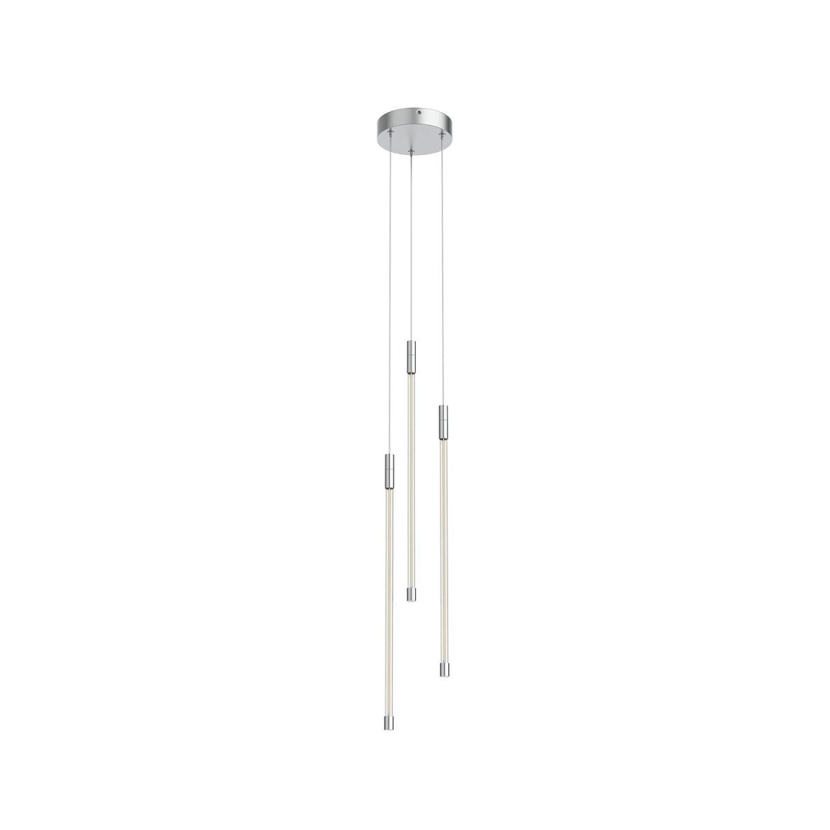 Suspension multiple Motif - Chrome 5 1/2" 20 5/8" by Kuzco Lighting | Luminaires & cie