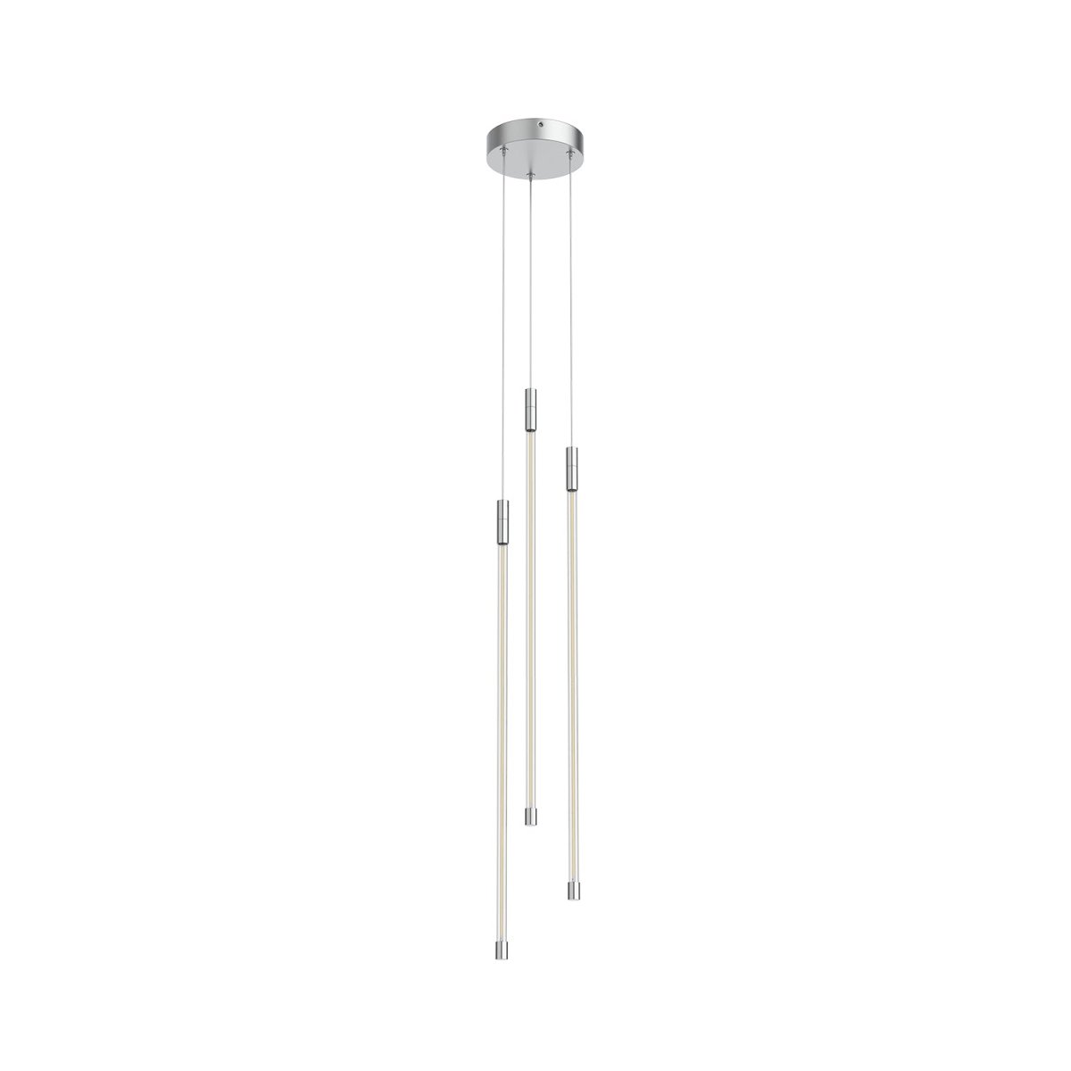 Suspension multiple Motif - Chrome 5 1/2" 26 3/4" by Kuzco Lighting | Luminaires & cie