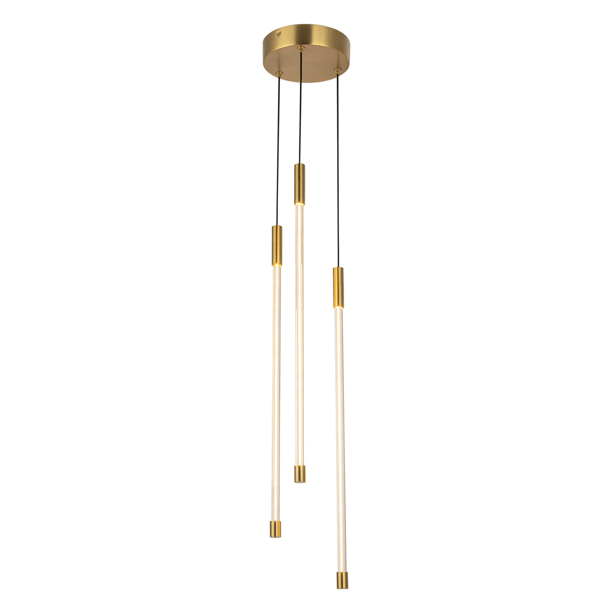 Suspension multiple Motif Or brossé, 20 5/8" – vue 2