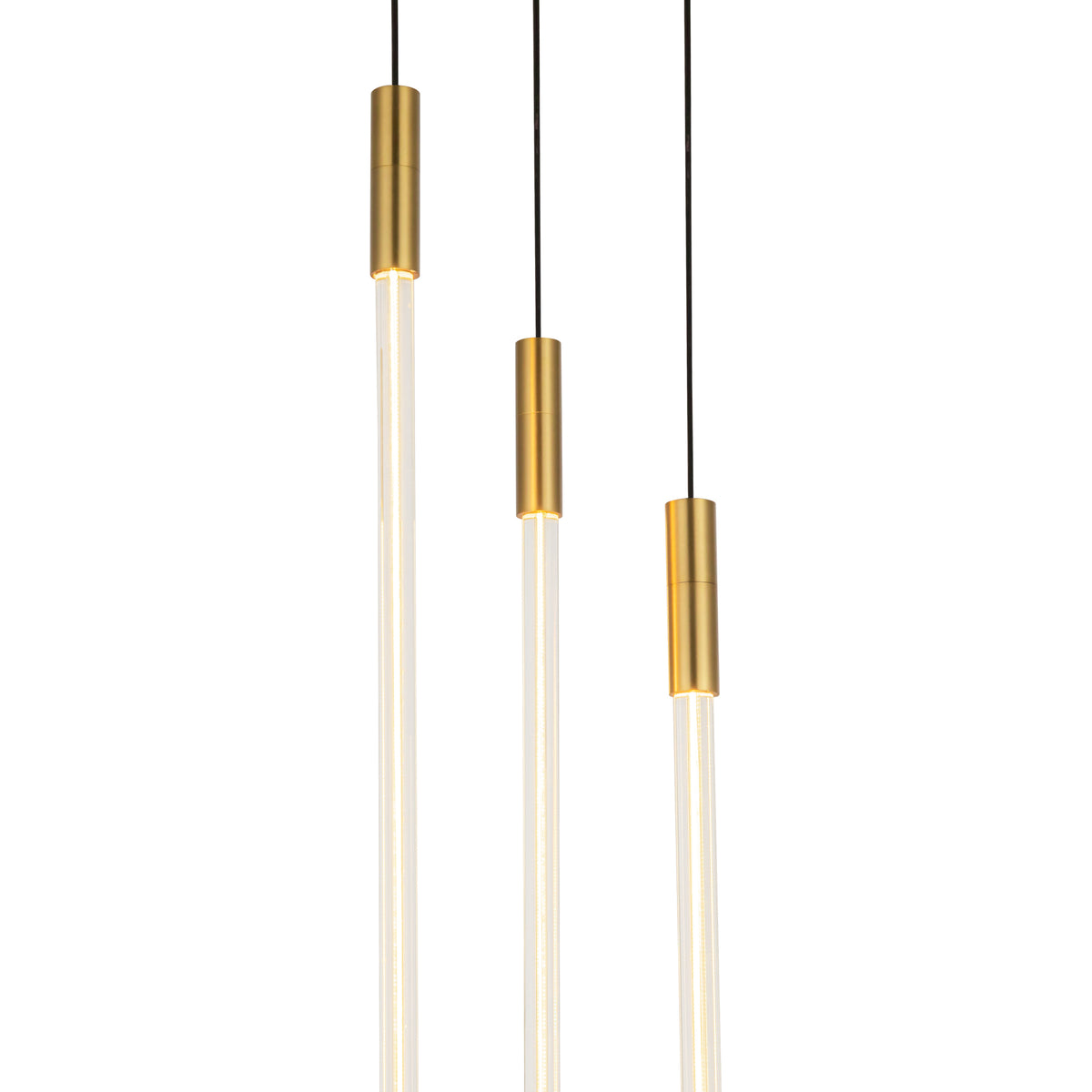 Suspension multiple Motif Or brossé, 20 5/8" – vue 4
