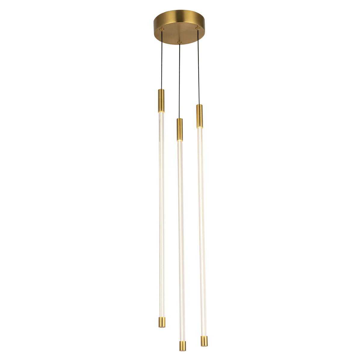 Suspension multiple Motif Or brossé, 26 3/4" – vue 3