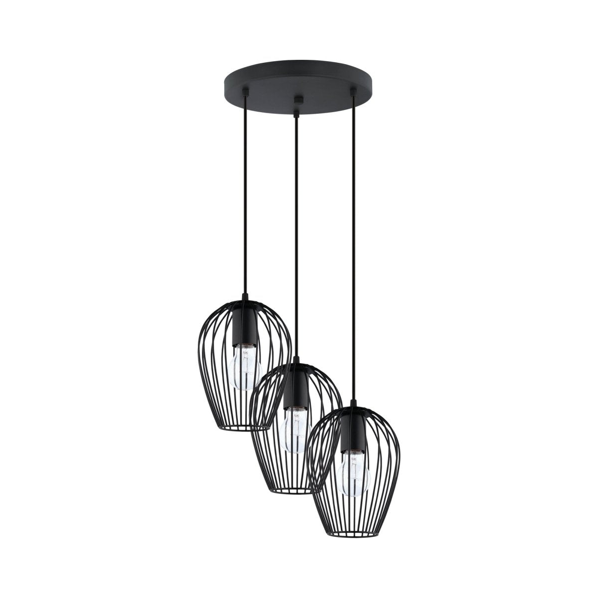 Suspension multiple Newtown - 15 3/4" by Eglo | Luminaires & cie