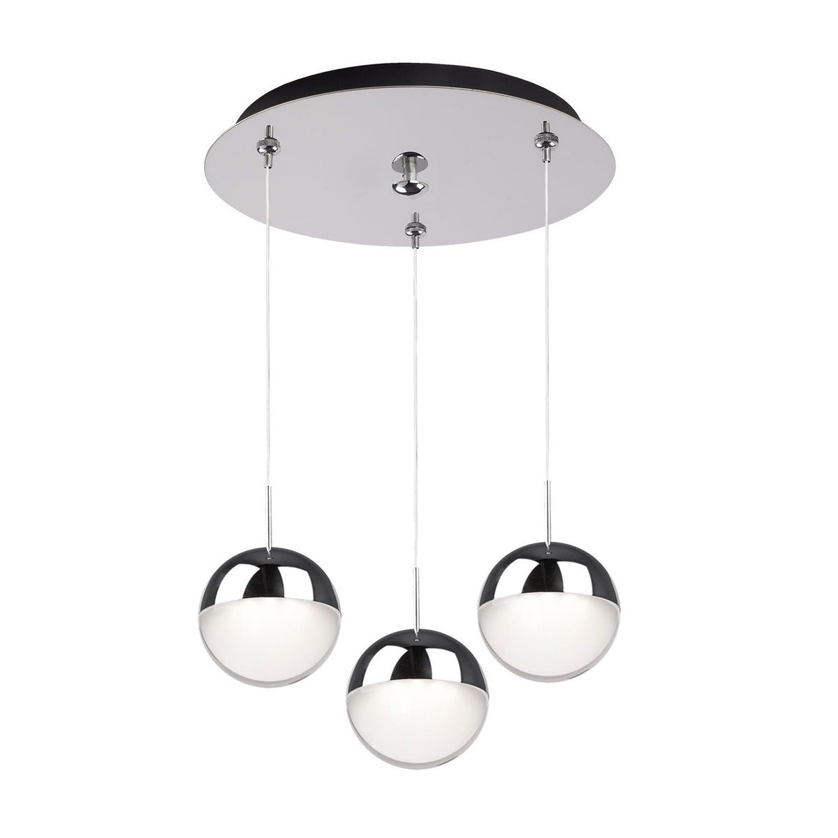 Suspension multiple Pluto Chrome, 11 1/2" – Kuzco Lighting