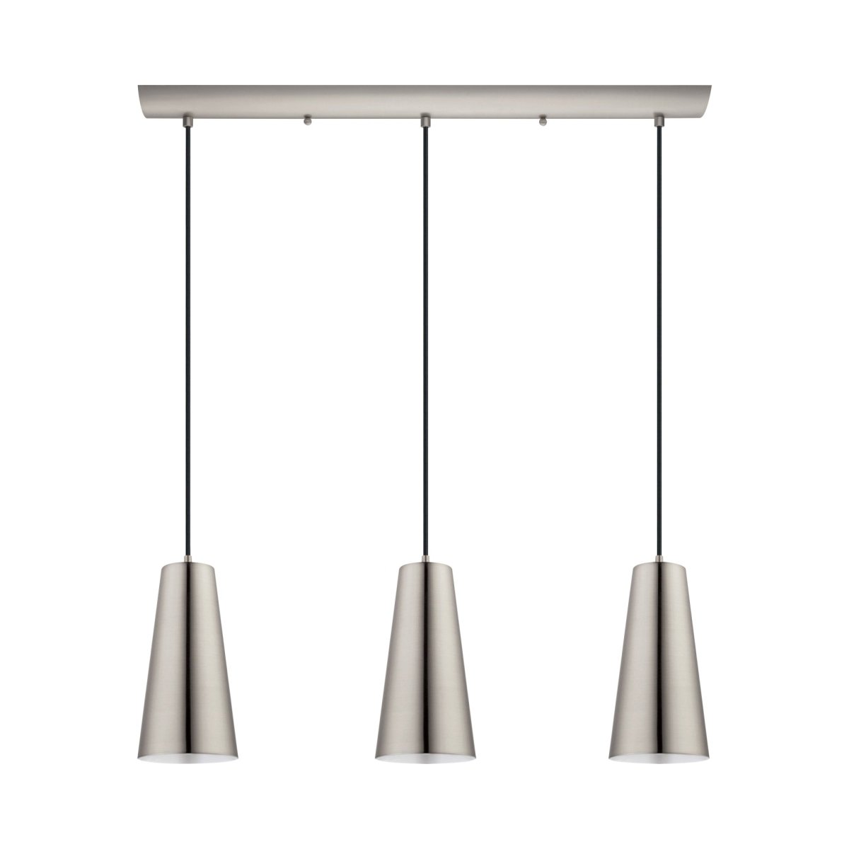 Suspension multiple Pratella 1 - Nickel mat by Eglo | Luminaires & cie