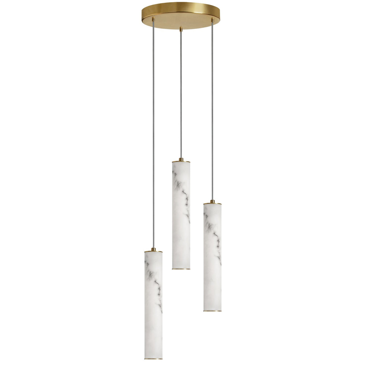 Suspension multiple Reuben Blanc / Chrome poli – Dainolite