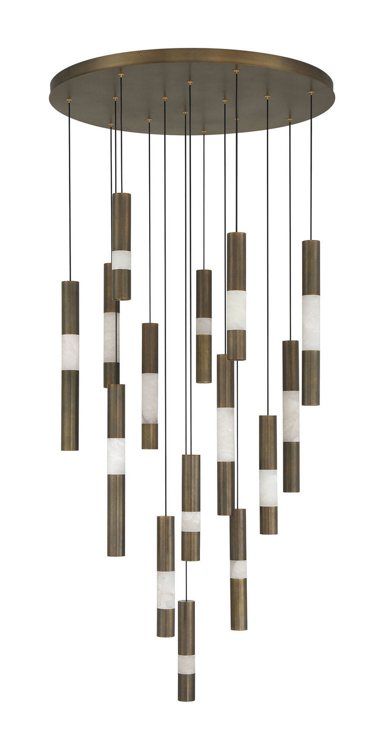 Suspension multiple Ronda Laiton vieilli, 32" – vue 3