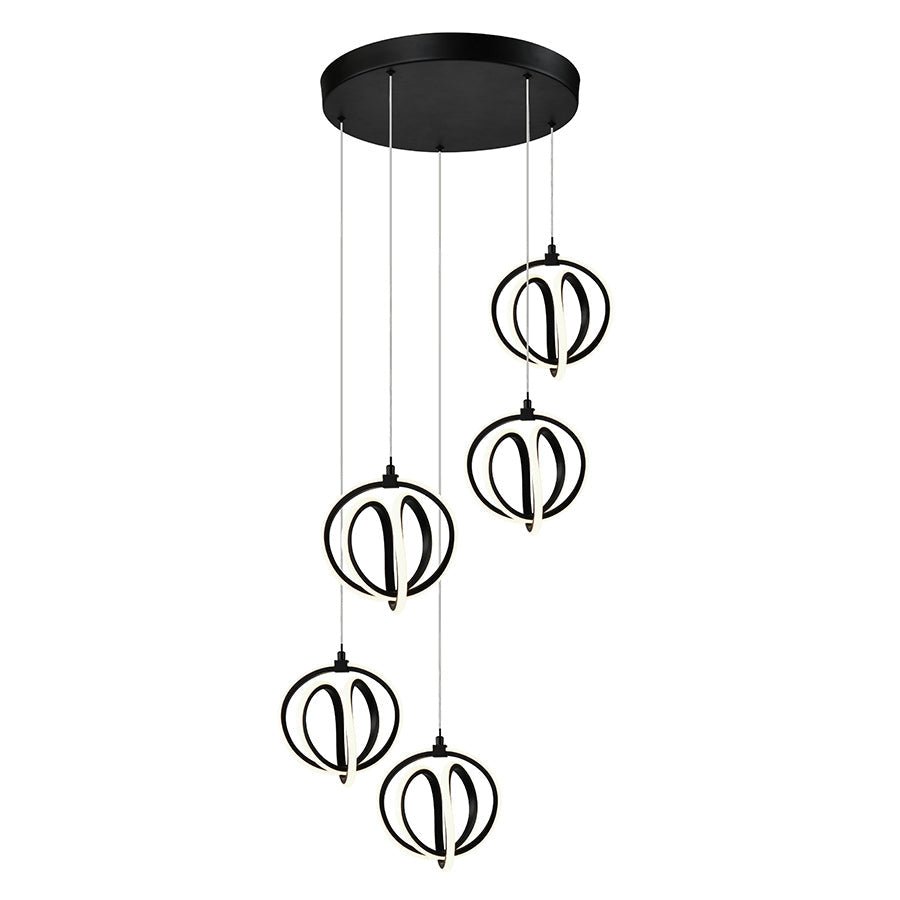 Suspension multiple Rose - by Artcraft | Luminaires & cie