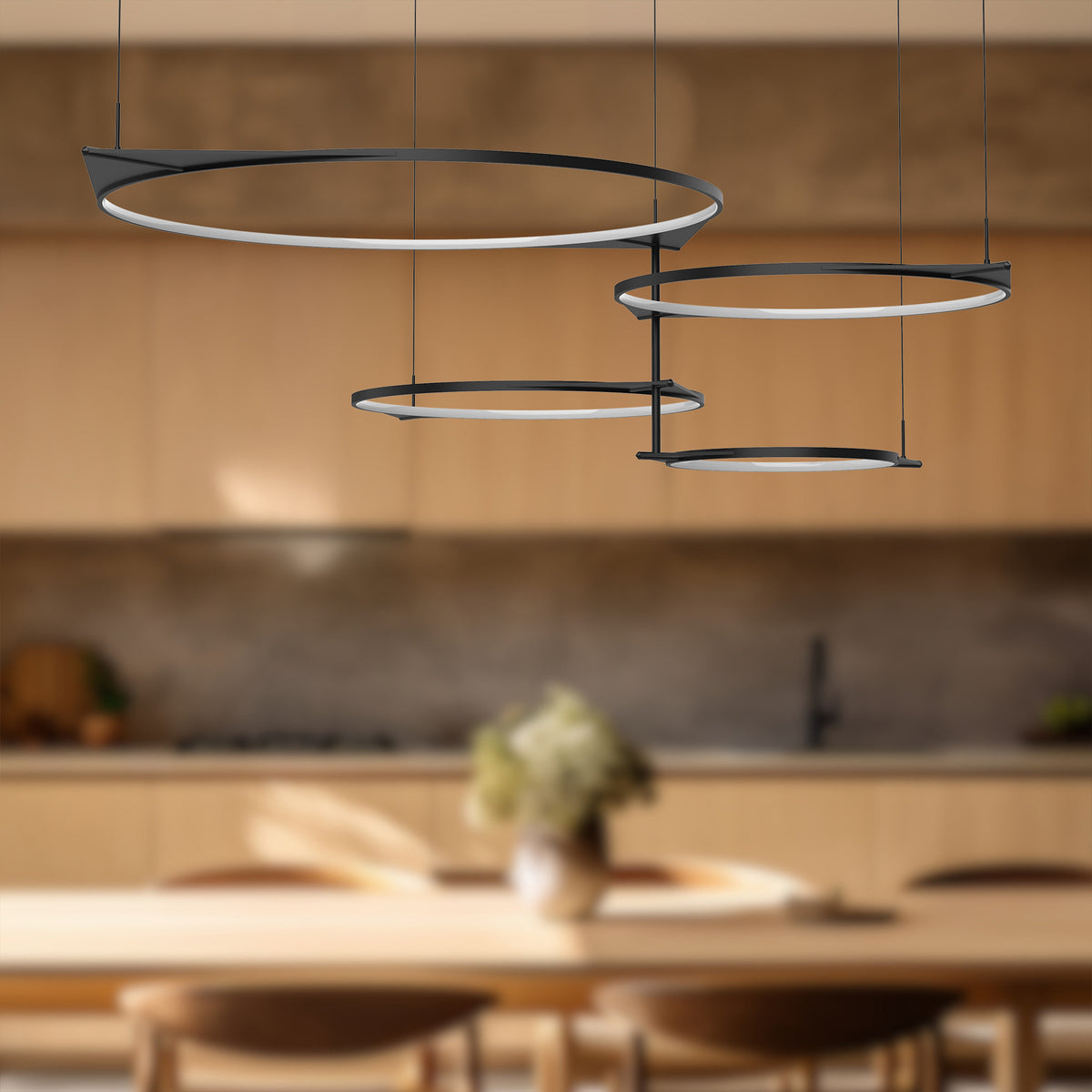 Suspension multiple Serif Diffuseur givré en silicone – vue 3