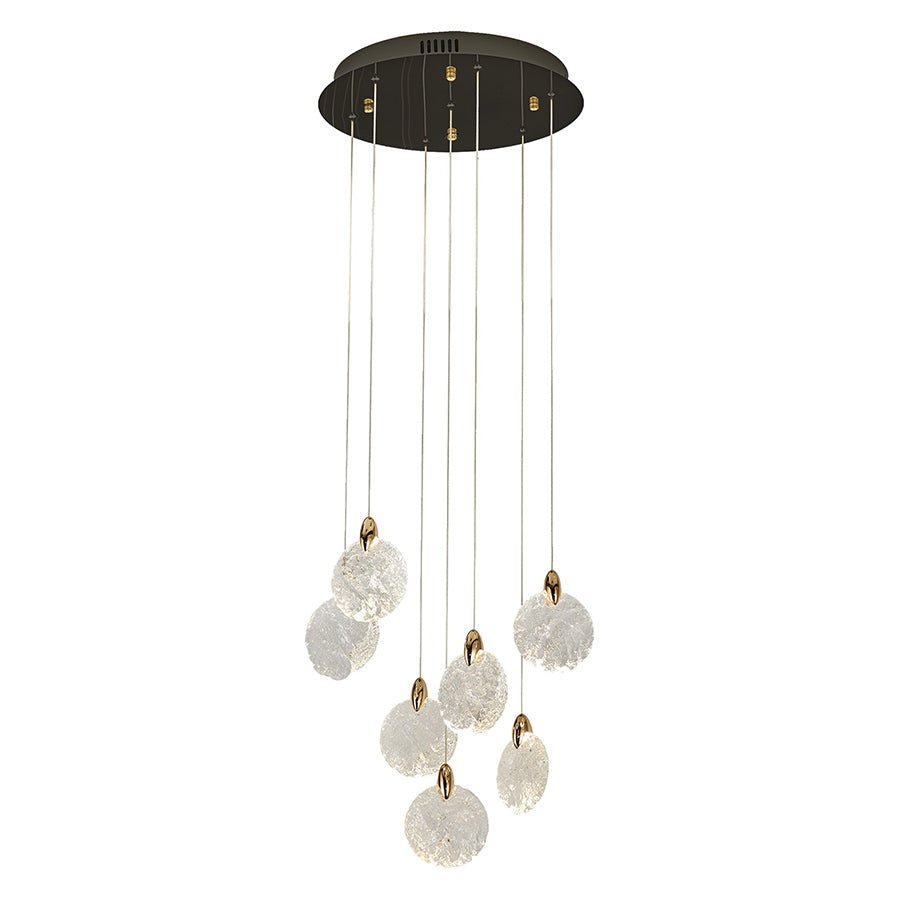 Suspension multiple Snowflake - 15 3/4" by Artcraft | Luminaires & cie