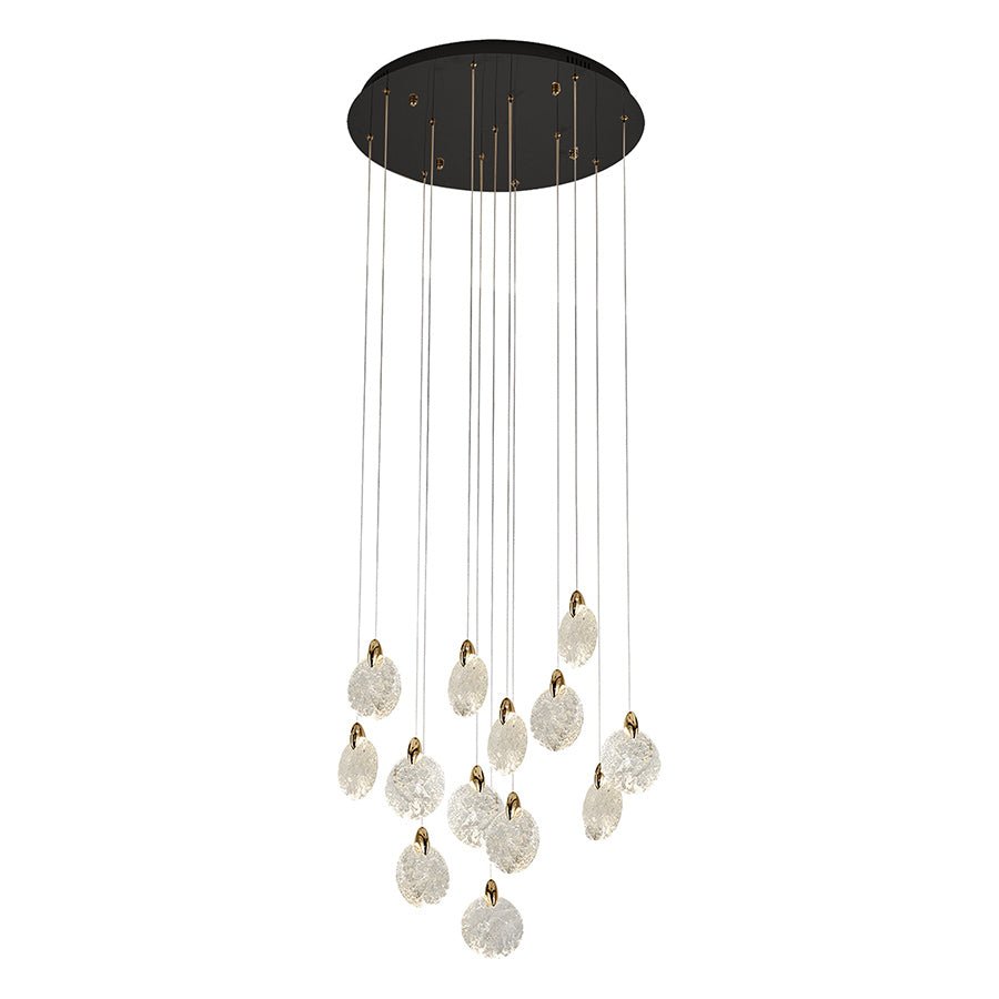 Suspension multiple Snowflake - 24" by Artcraft | Luminaires & cie
