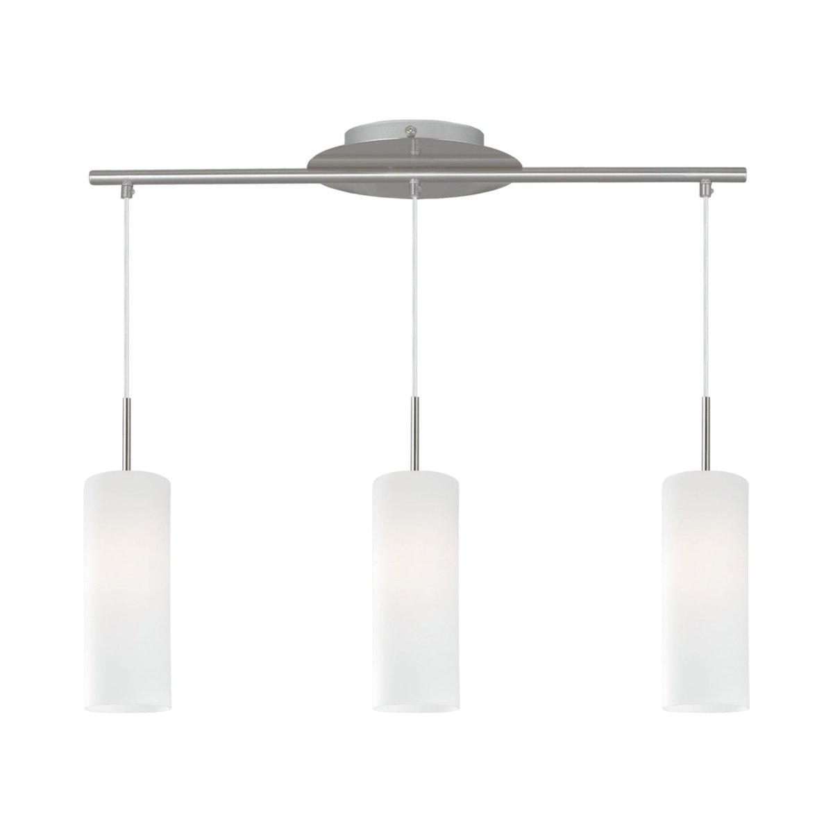 Suspension multiple Troy 3 - Nickel mat by Eglo | Luminaires & cie
