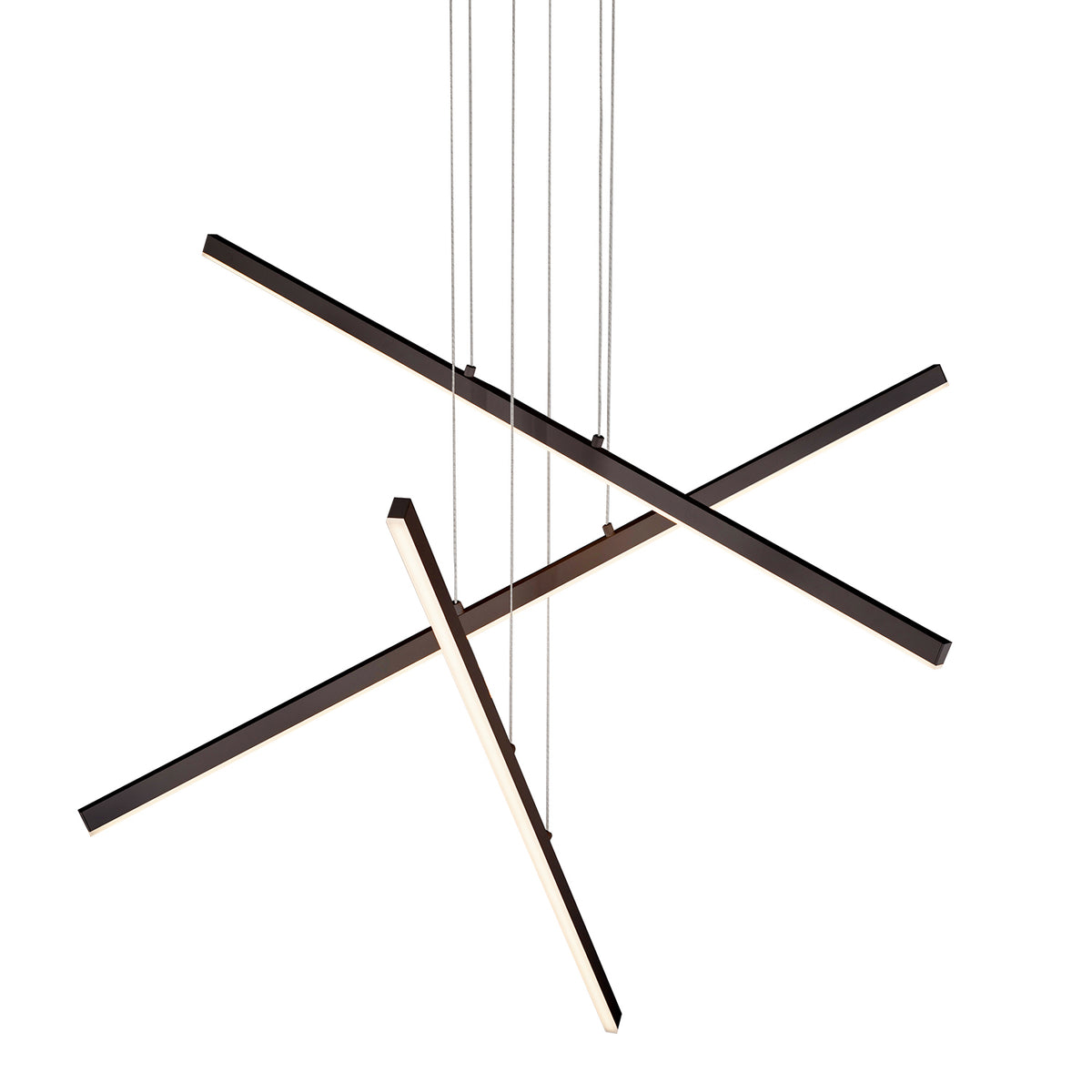 Suspension multiple Vega nombre de suspensions 3, Noir – Kuzco Lighting