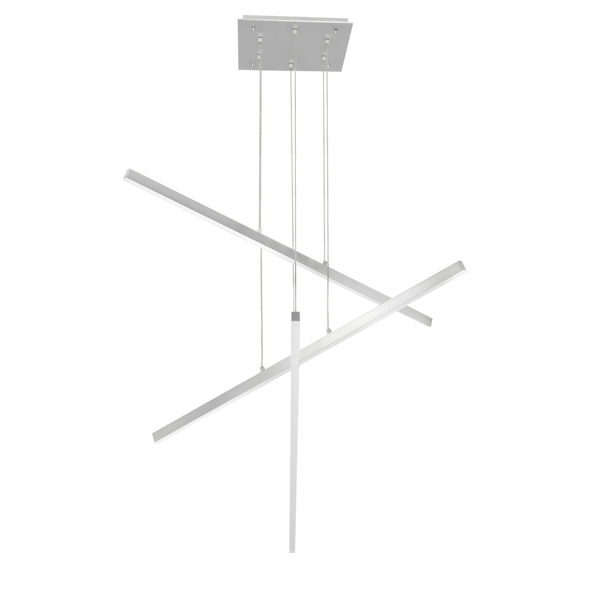 Suspension multiple Vega nombre de suspensions 3, Nickel brossé – vue 2