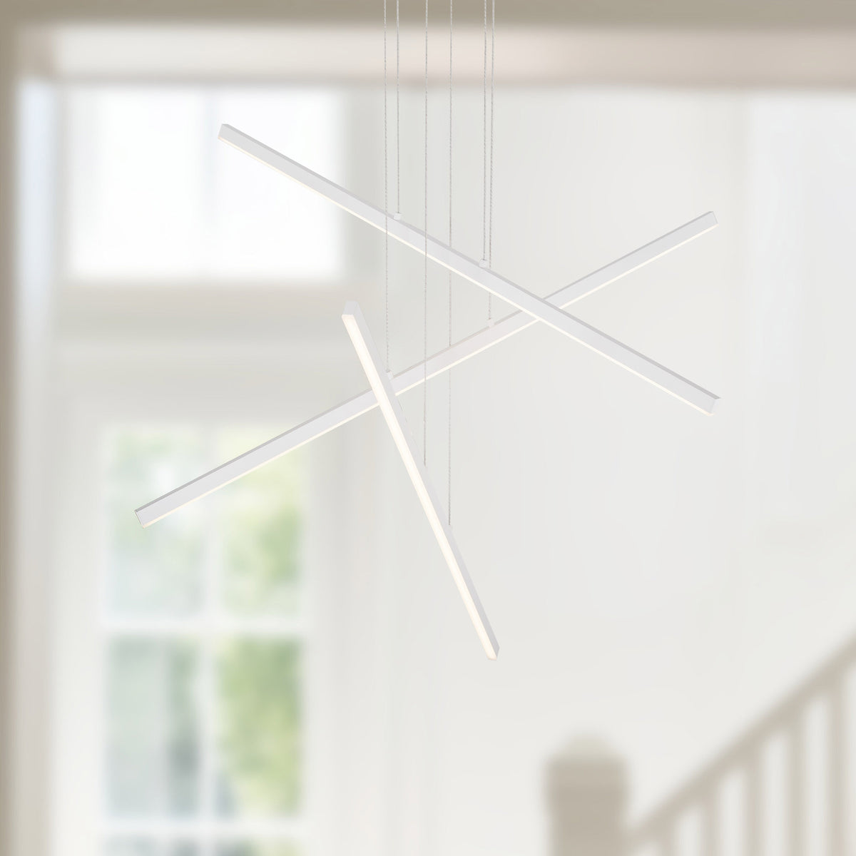 Suspension multiple Vega nombre de suspensions 3, Blanc – vue 2