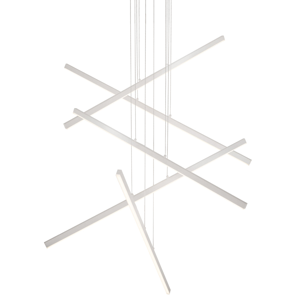 Suspension multiple Vega nombre de suspensions 5, Nickel brossé – Kuzco Lighting