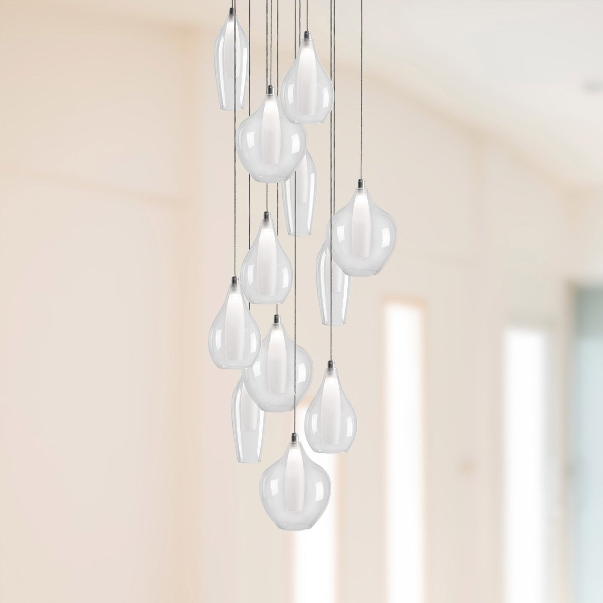Suspension multiple Victoria - 19" by Kuzco Lighting | Luminaires & cie