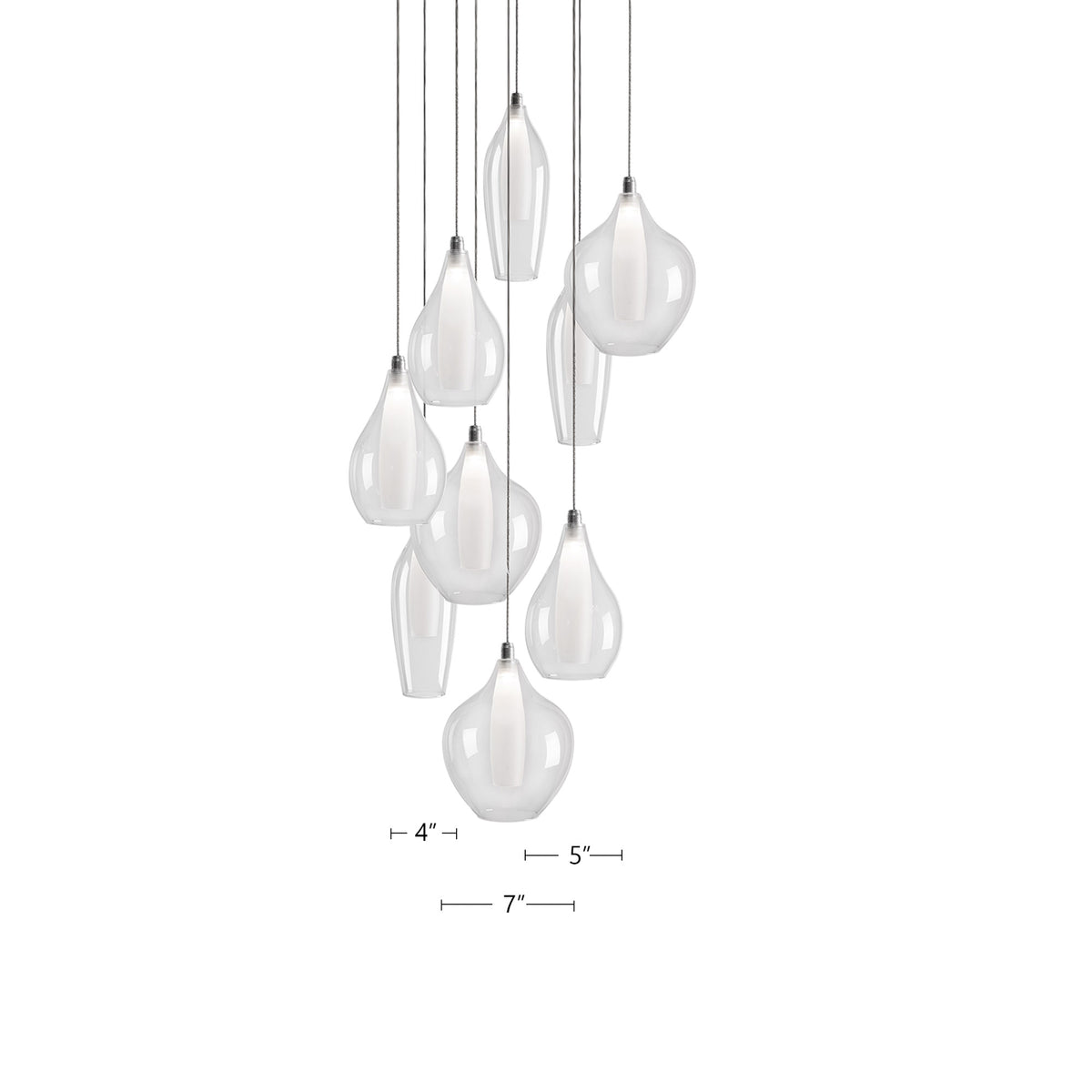 Suspension multiple Victoria 18 1/2" – vue 4