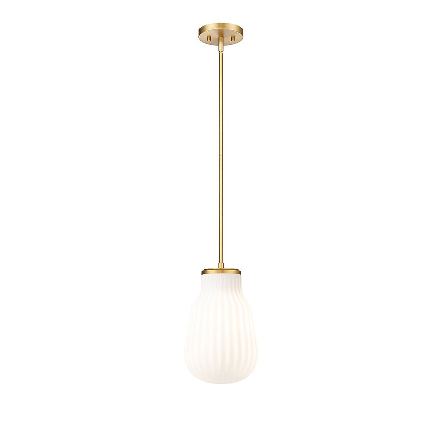 Suspension Newbury - Or moderne 8" by Z - Lite | Luminaires & cie