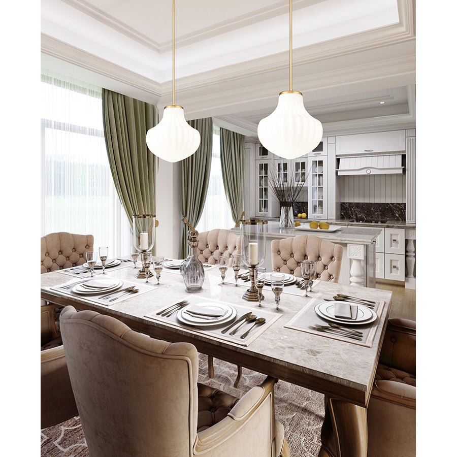 Suspension Newbury - Or moderne 13" by Z - Lite | Luminaires & cie