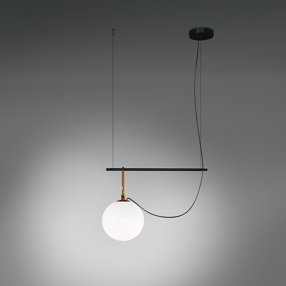 Suspension nh - Simple court 8 11/16" by Artemide | Luminaires & cie