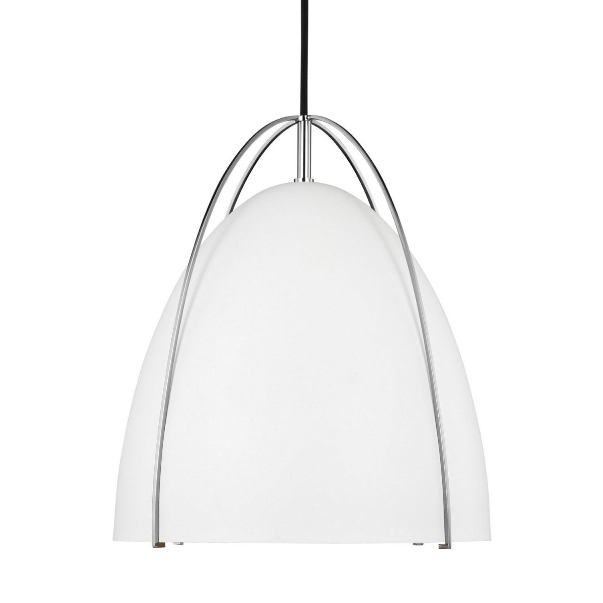 Suspension Norman - Satin Brass Chalk Wicker 13.375 by Visual Comfort Studio | Luminaires & cie