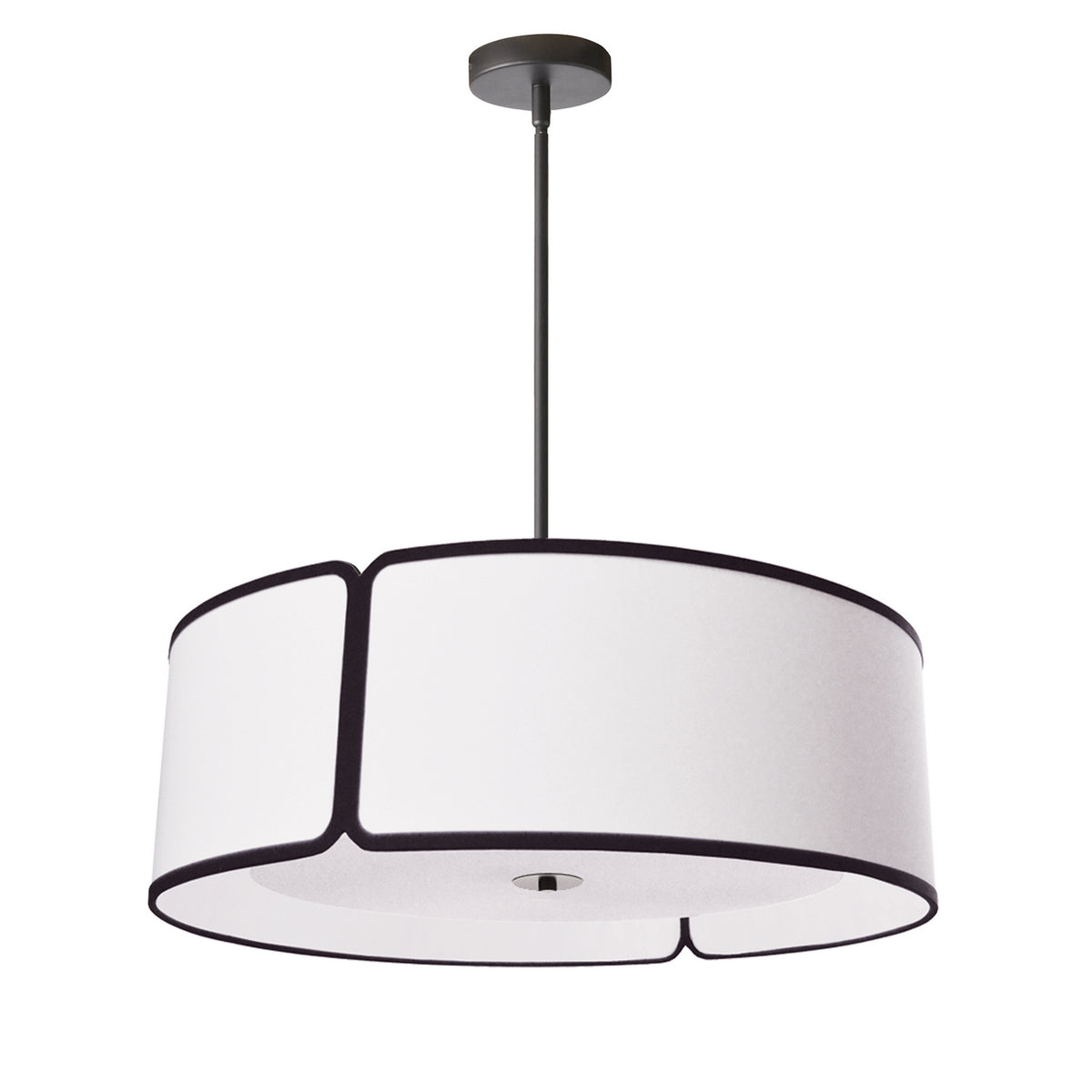 Suspension Notched Drum Blanc / Noir mat – vue 2