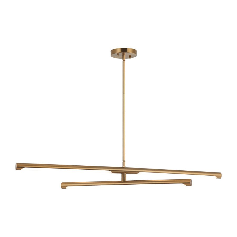 Suspension Novelle - Laiton d'or âgé 30" by Matteo Lighting | Luminaires & cie