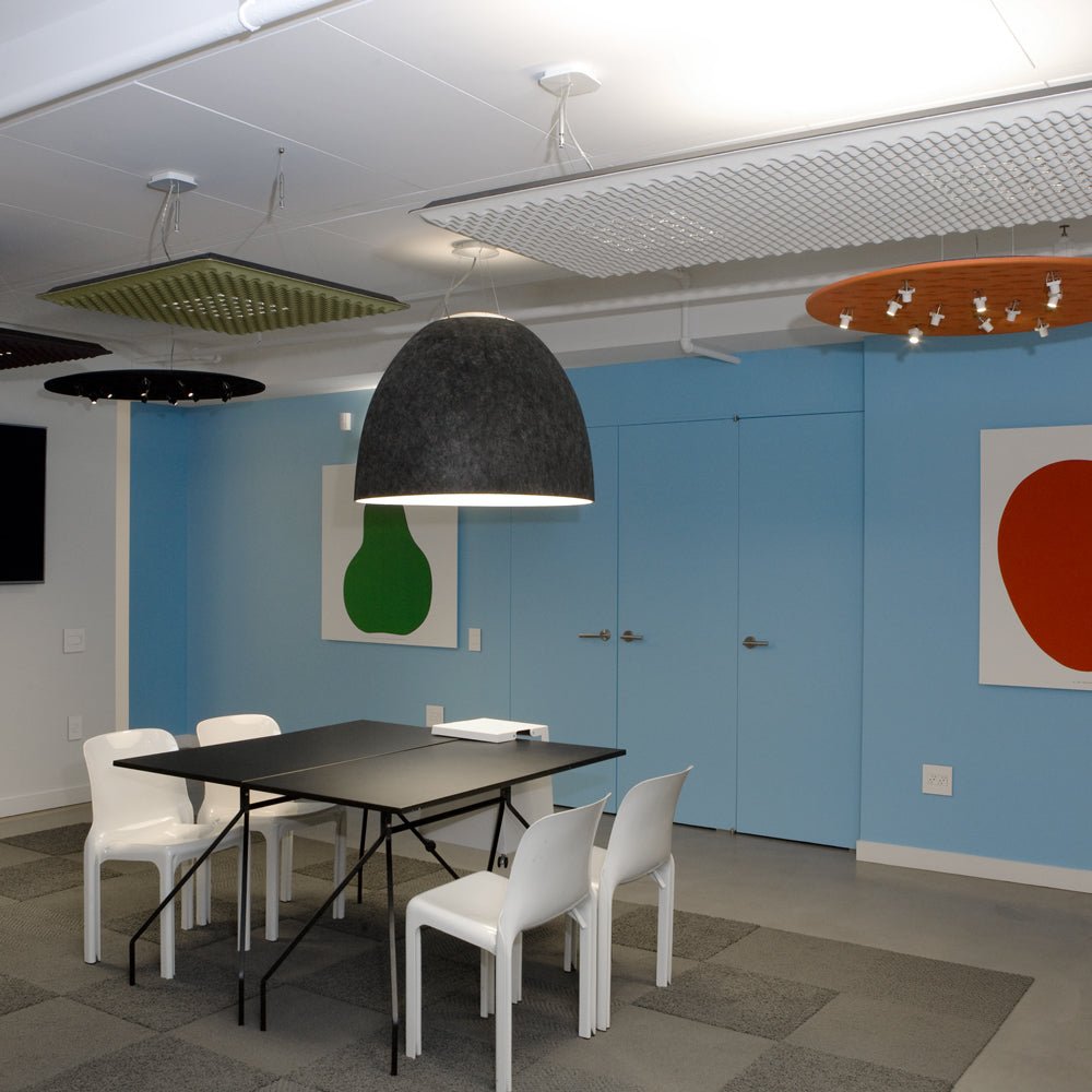 Suspension Nur Acoustic - Gris foncé Régulier (60") by Artemide | Luminaires & cie