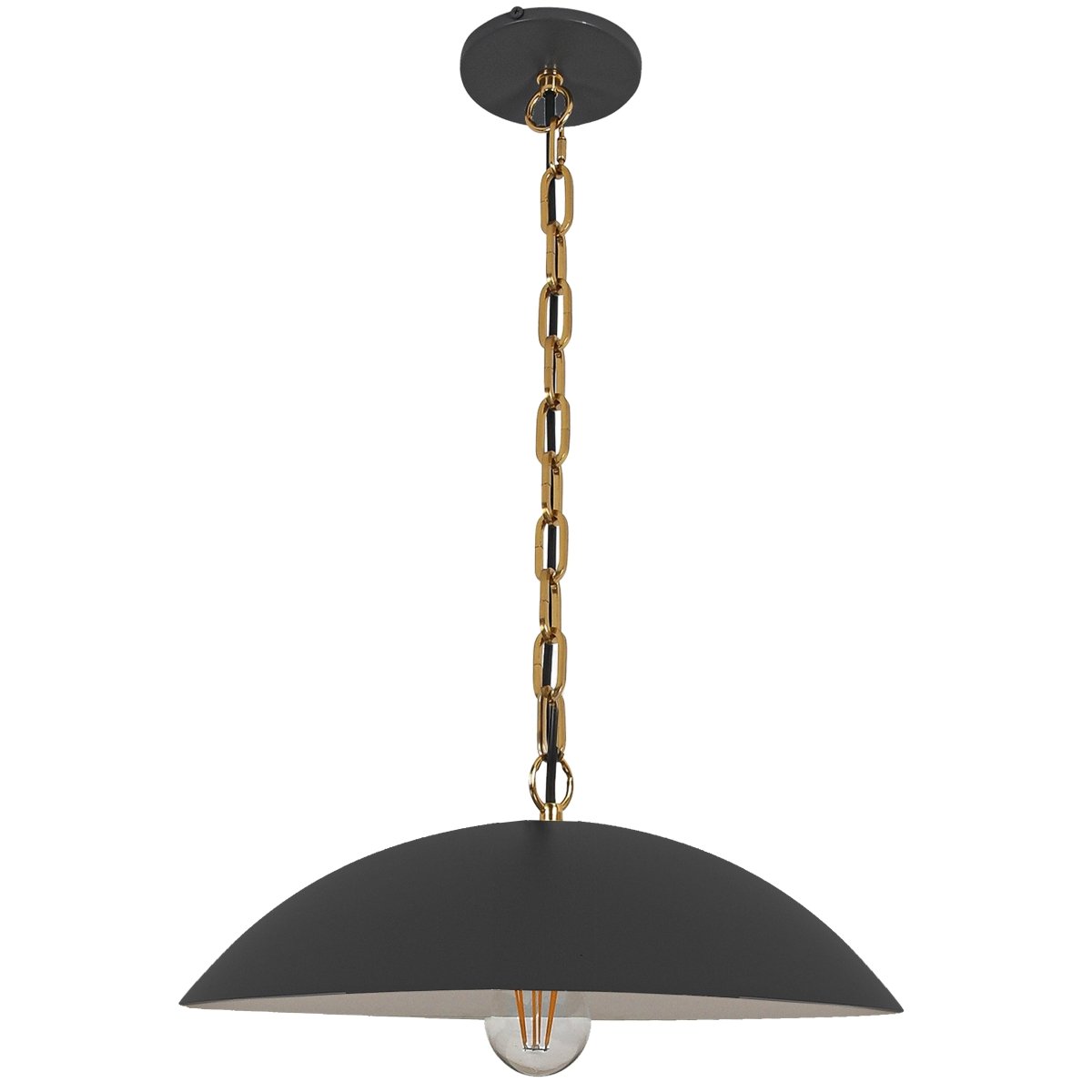 Suspension Ofelia C - Noir mat 15 3/4" by Dainolite | Luminaires & cie